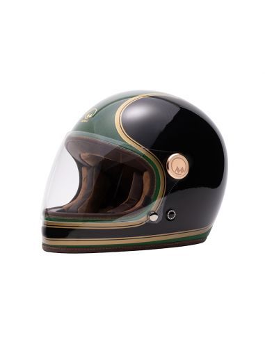 Full Moon Full-face Helmet green/black