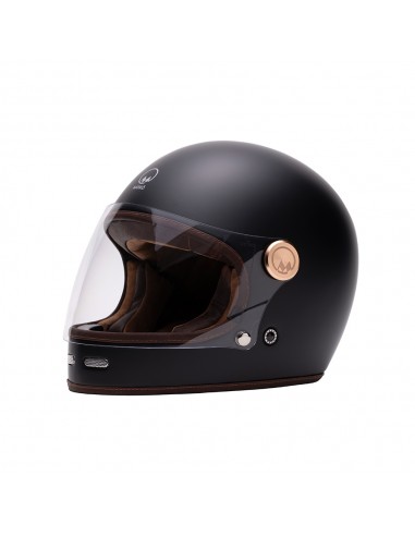 Full Moon Full-face Helmet black mat/brown