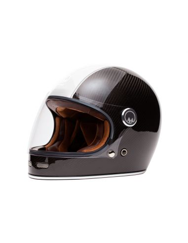 Full Moon Carbon Full-face Helmet white