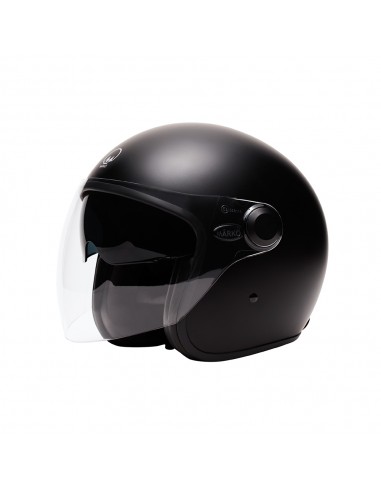 Casque jet boreal noir mat